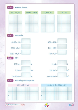 bài tập tuần toán 5 - tập 1 (kết nối) - Ảnh 5