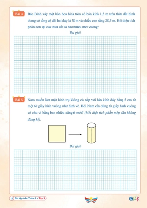 bài tập tuần toán 5 - tập 2 (cánh diều) - Ảnh 7