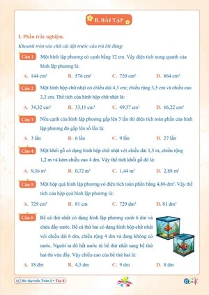 bài tập tuần toán 5 - tập 2 (kết nối) - Ảnh 5