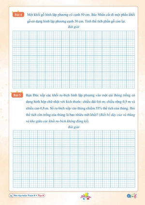 bài tập tuần toán 5 - tập 2 (kết nối) - Ảnh 7