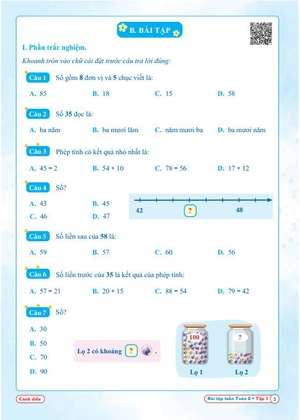 bài tập tuần toán lớp 2 - tập 1 (cánh diều) - Ảnh 6