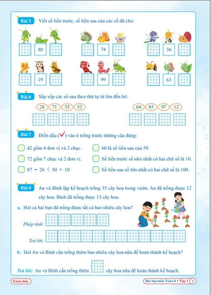 bài tập tuần toán lớp 2 - tập 1 (cánh diều) - Ảnh 8