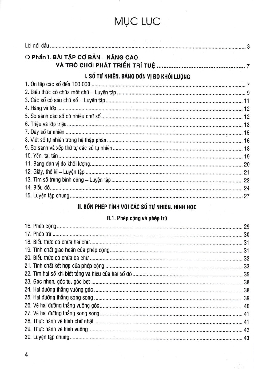 bài tập và trò chơi phát triển trí tuệ toán 4 (dùng chung cho các bộ sgk hiện hành) - Ảnh 4