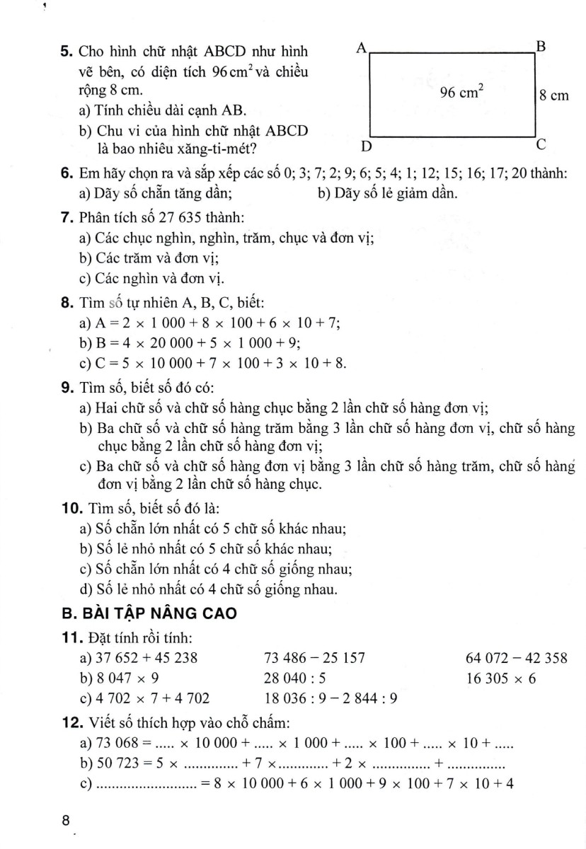 bài tập và trò chơi phát triển trí tuệ toán 4 (dùng chung cho các bộ sgk hiện hành) - Ảnh 8