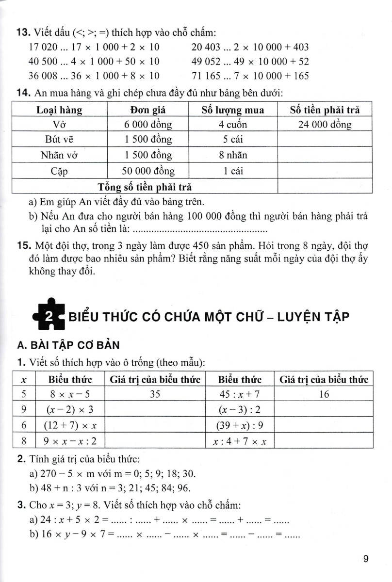 bài tập và trò chơi phát triển trí tuệ toán 4 (dùng chung cho các bộ sgk hiện hành) - Ảnh 9
