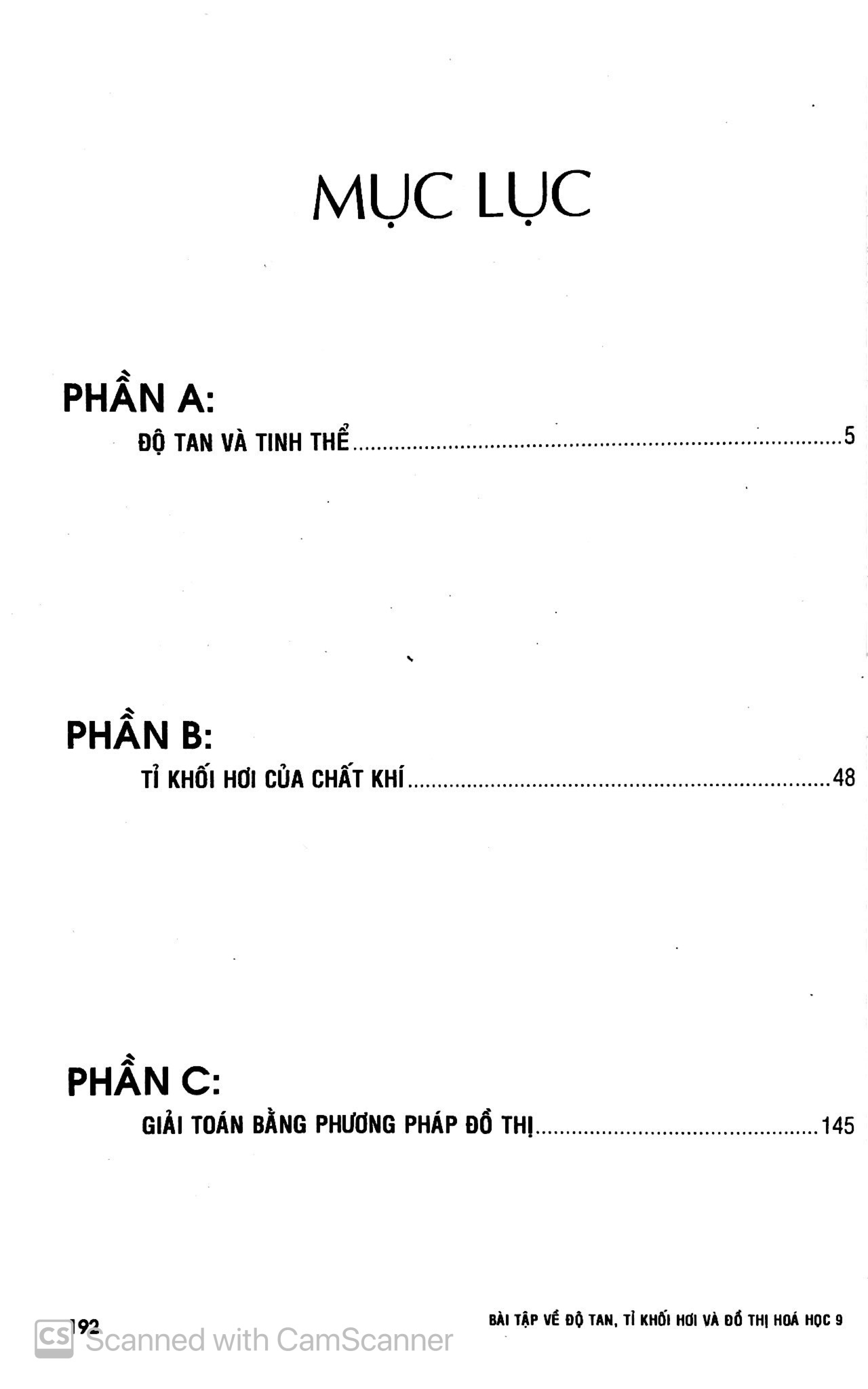 bài tập về độ tan - tỉ khối hơi và đồ thị - hóa học 9 - Ảnh 3