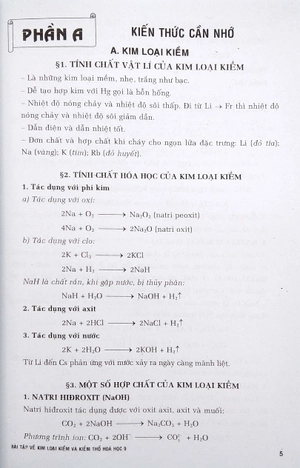 bài tập về kim loại kiềm và kiềm thổ - hóa học 9 - Ảnh 5