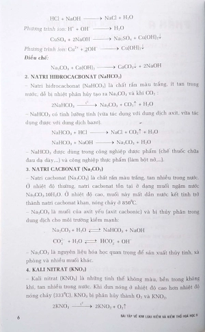 bài tập về kim loại kiềm và kiềm thổ - hóa học 9 - Ảnh 6