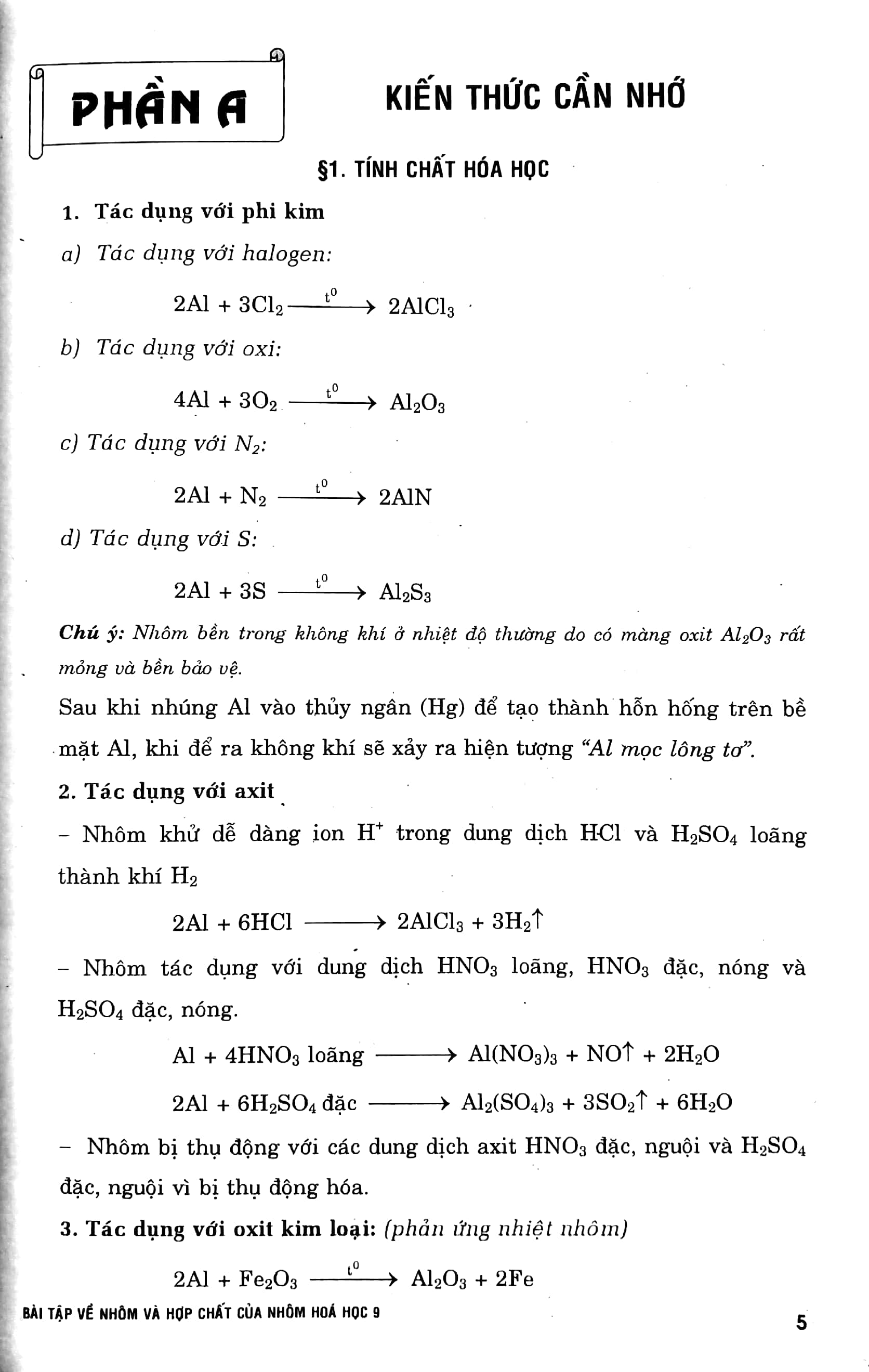 bài tập về nhôm và hợp chất của nhôm hóa học 9 - Ảnh 5