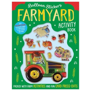balloon stickers farmyard activity book - Ảnh 2