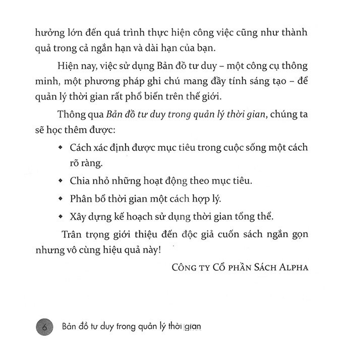 Bản Đồ Tư Duy Trong Quản Lý Thời Gian (Tái Bản) - Ảnh 3