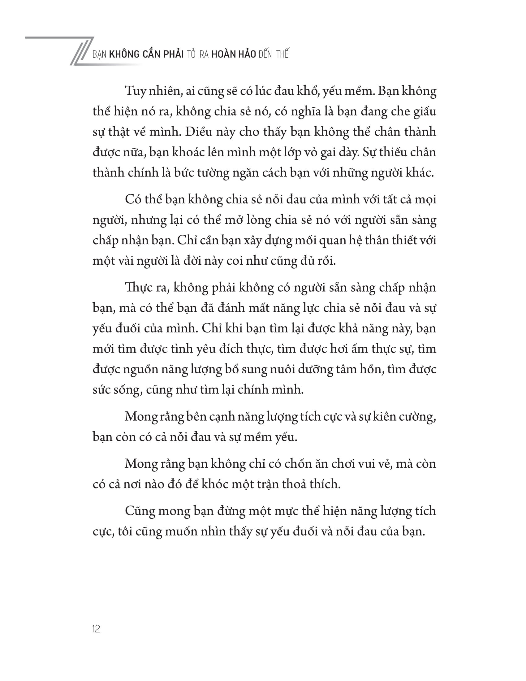 bạn không cần phải tỏ ra hoàn hảo đến thế - Ảnh 12