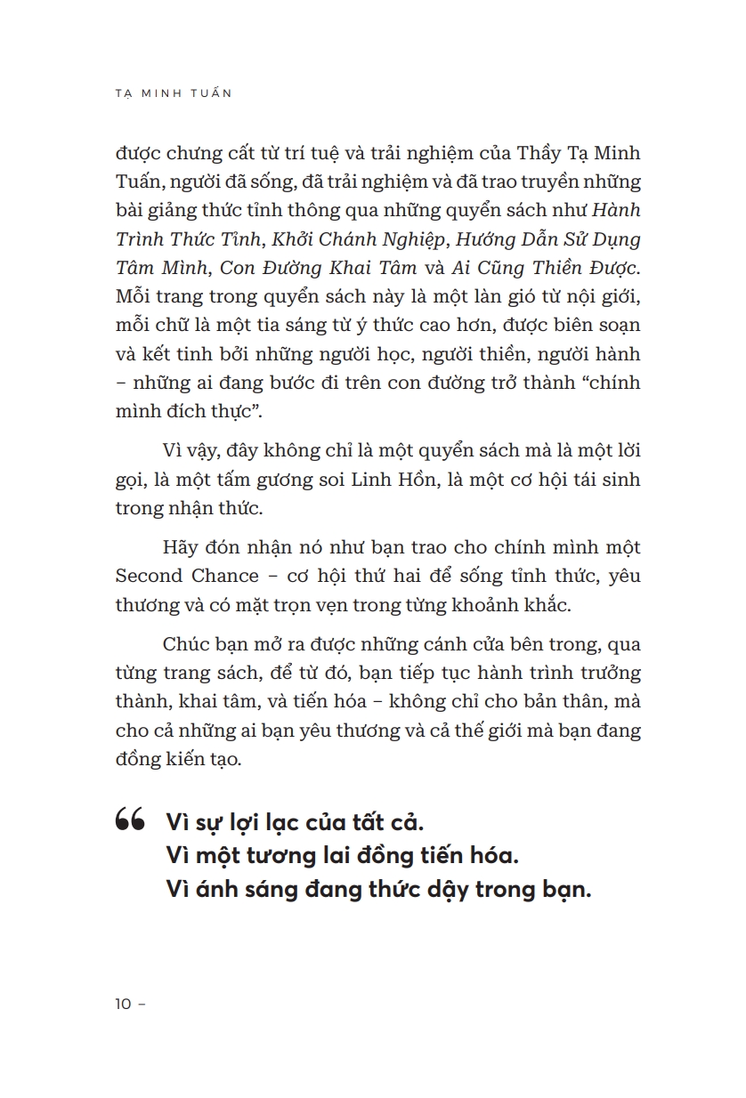 Bạn Luôn Có Cơ Hội Thứ 2 - Nghiệp Là Giáo Trình Tiến Hóa Của Linh Hồn - Ảnh 7