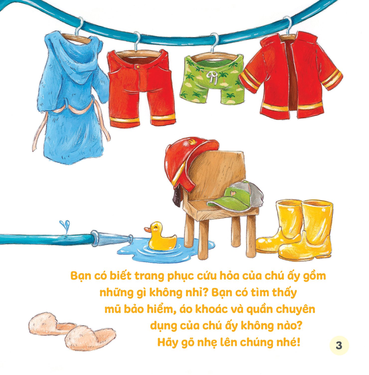 bạn ơi, cùng làm nào! - mình theo lính cứu hỏa voi dập tắt đám cháy (dành cho trẻ từ 3-9 tuổi) - Ảnh 5