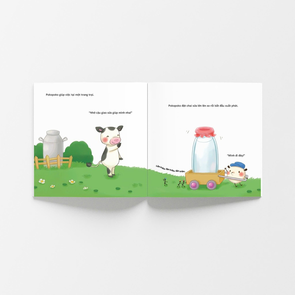 bạn pokopoko - đi giao sữa - Ảnh 3