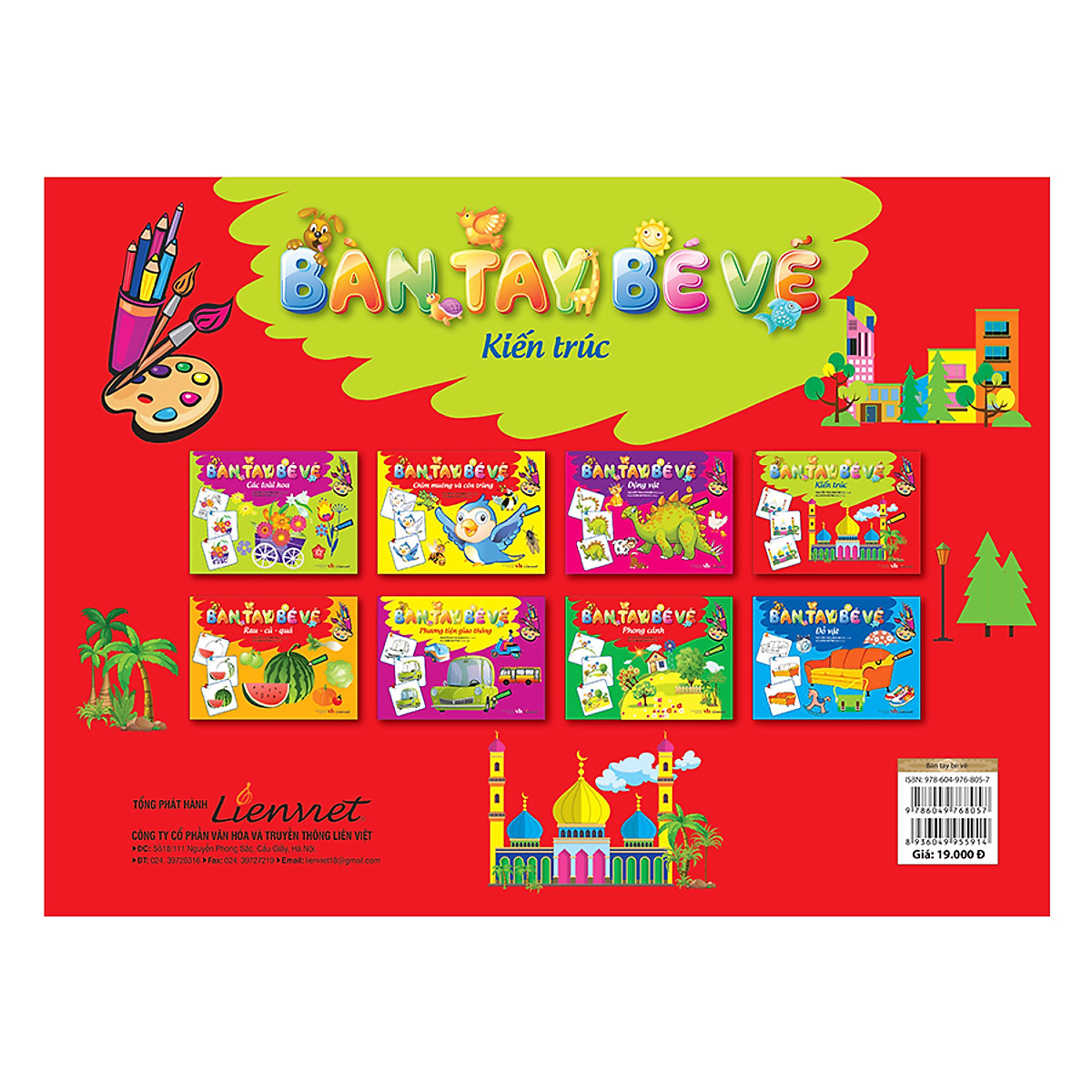 bàn tay bé vẽ - phong cảnh - Ảnh 3