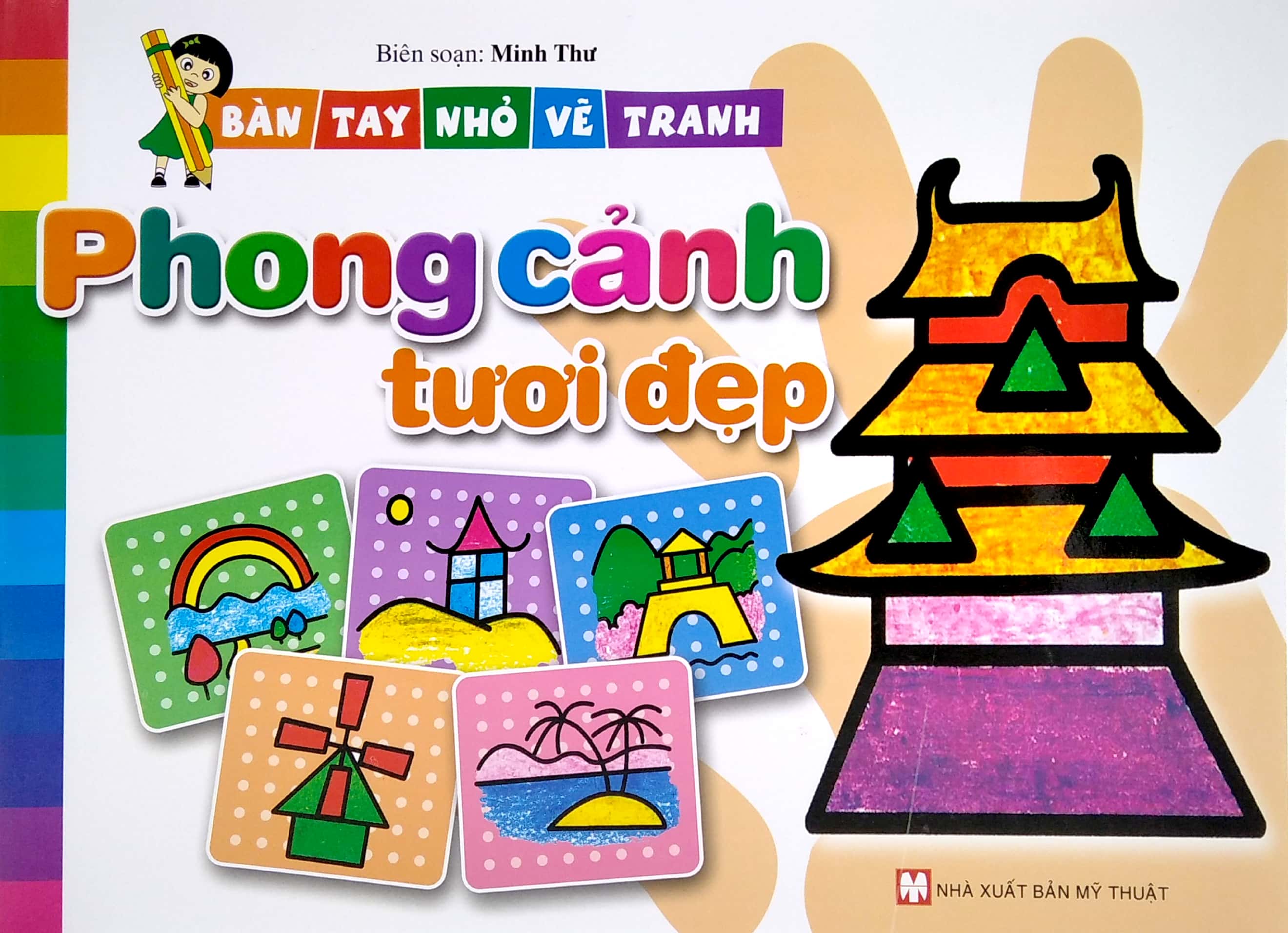 bàn tay nhỏ vẽ tranh - phong cảnh tươi đẹp - Ảnh 2