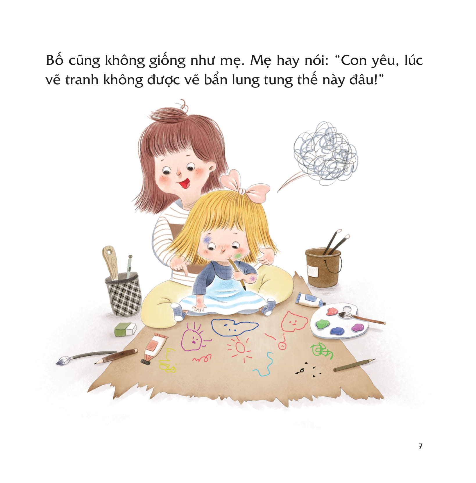 bạn thân của tớ là... bố - mẹ đi vắng rồi, bố con mình cùng vẽ thôi! - Ảnh 5