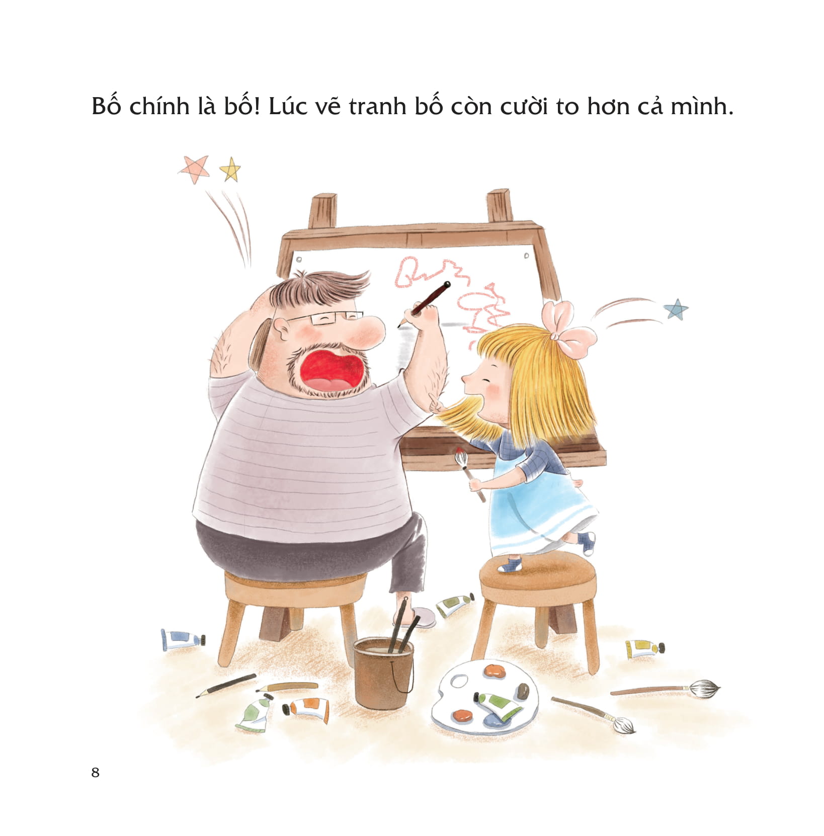 bạn thân của tớ là... bố - mẹ đi vắng rồi, bố con mình cùng vẽ thôi! - Ảnh 6
