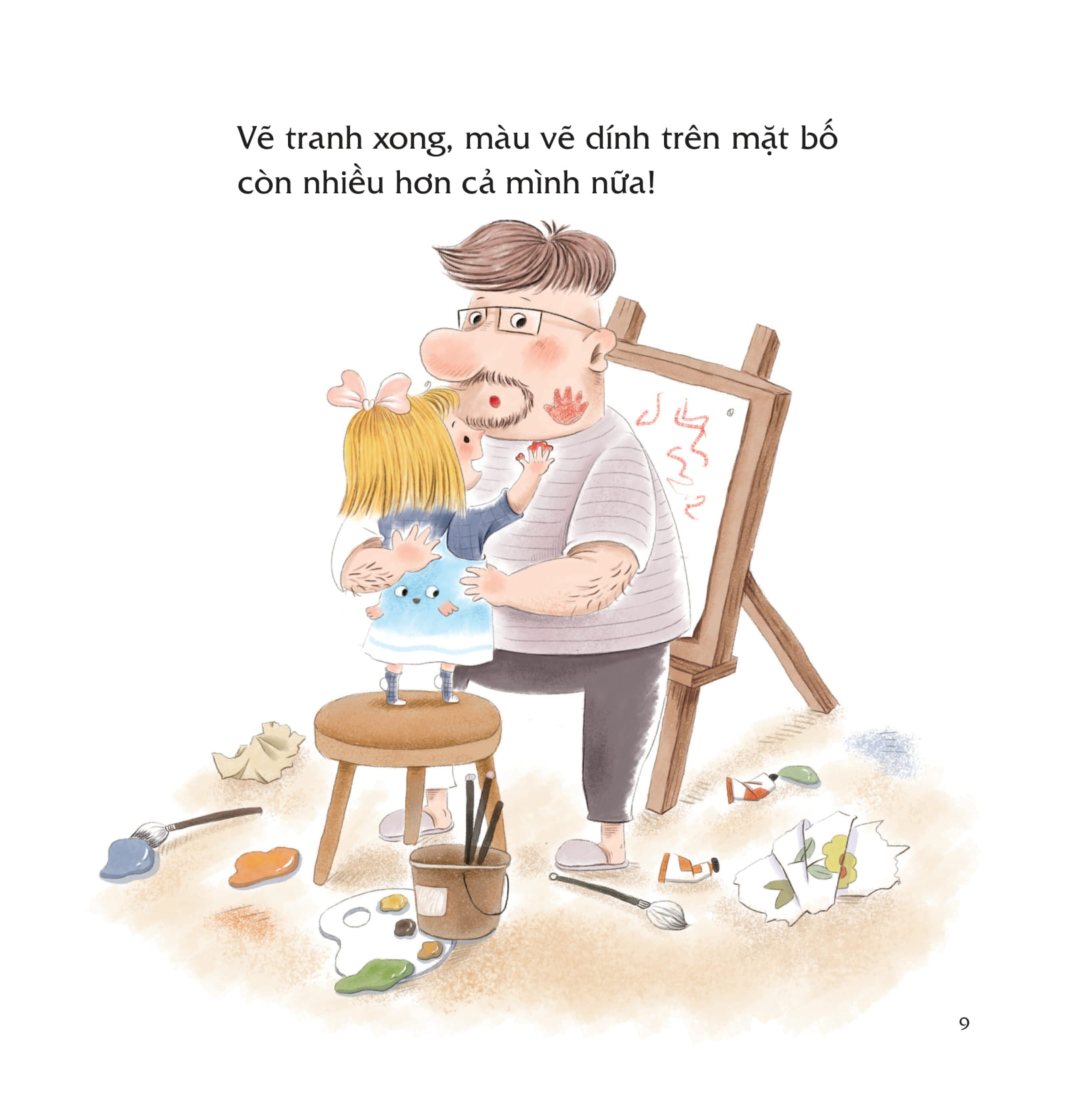 bạn thân của tớ là... bố - mẹ đi vắng rồi, bố con mình cùng vẽ thôi! - Ảnh 7