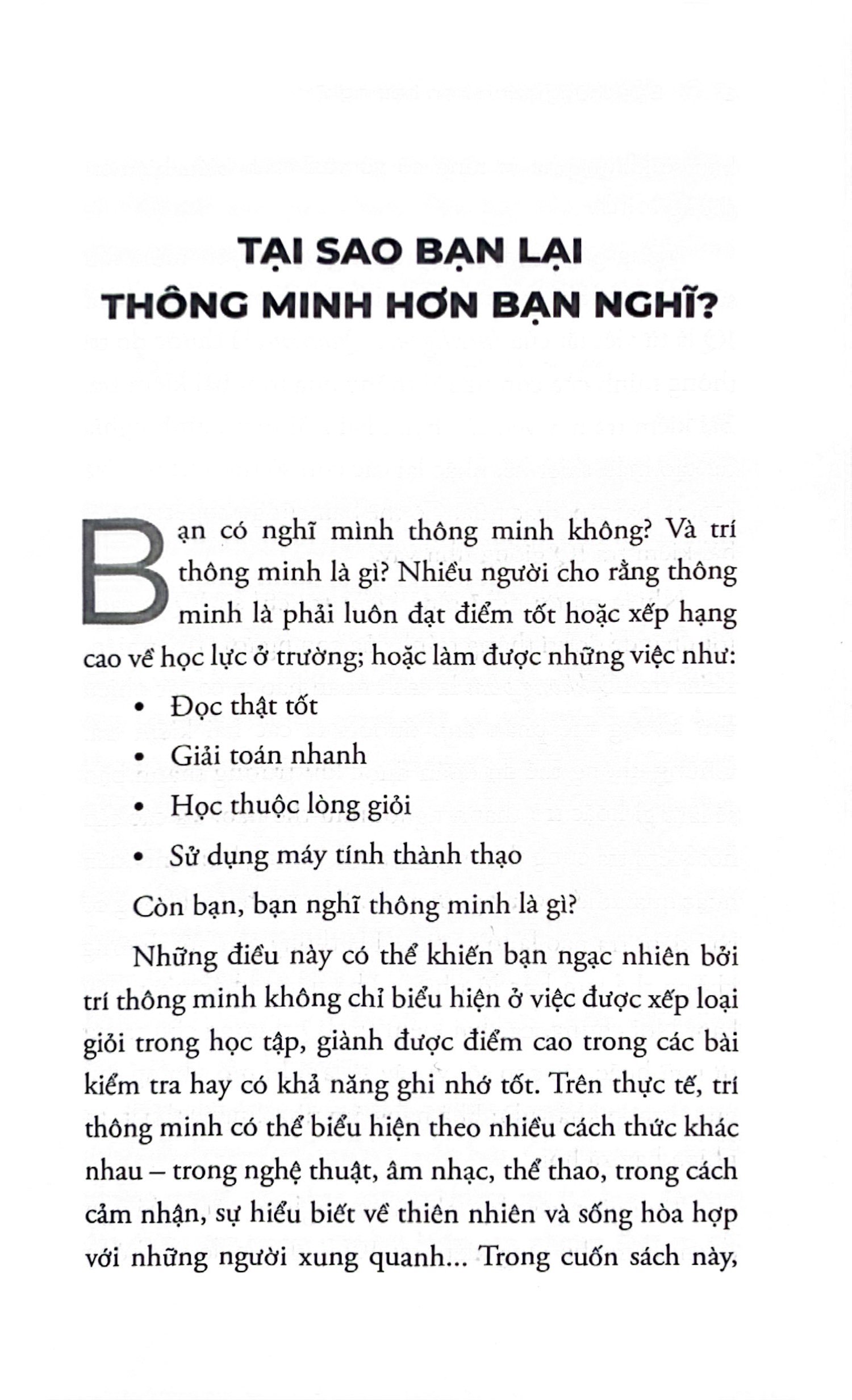 bạn thông minh hơn bạn nghĩ - you're smarter than you think (tái bản 2024) - Ảnh 6