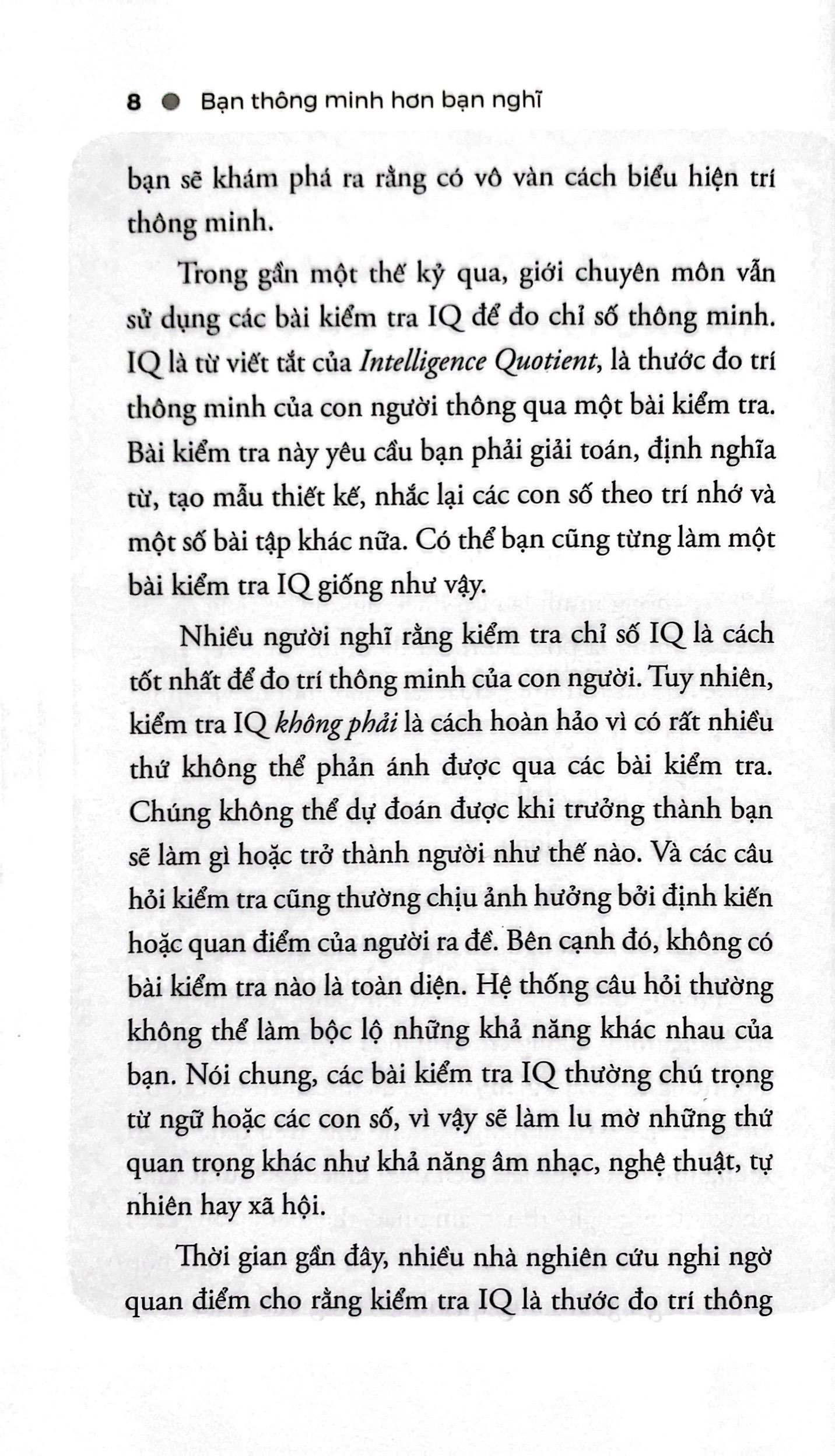 bạn thông minh hơn bạn nghĩ - you're smarter than you think (tái bản 2024) - Ảnh 7