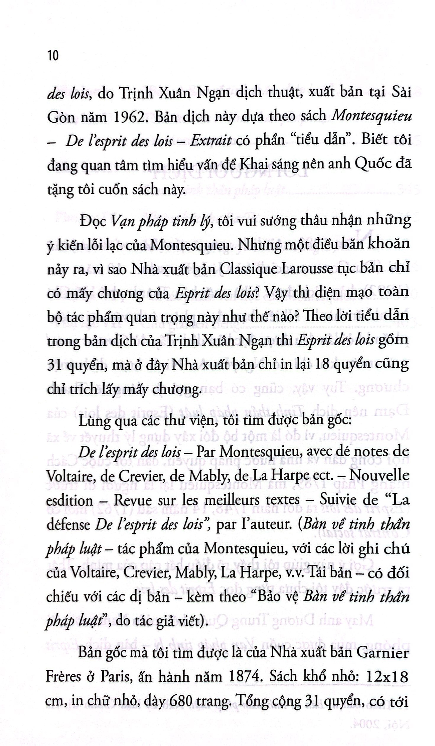 Bàn Về Tinh Thần Pháp Luật (Tái Bản 2023) - Ảnh 4