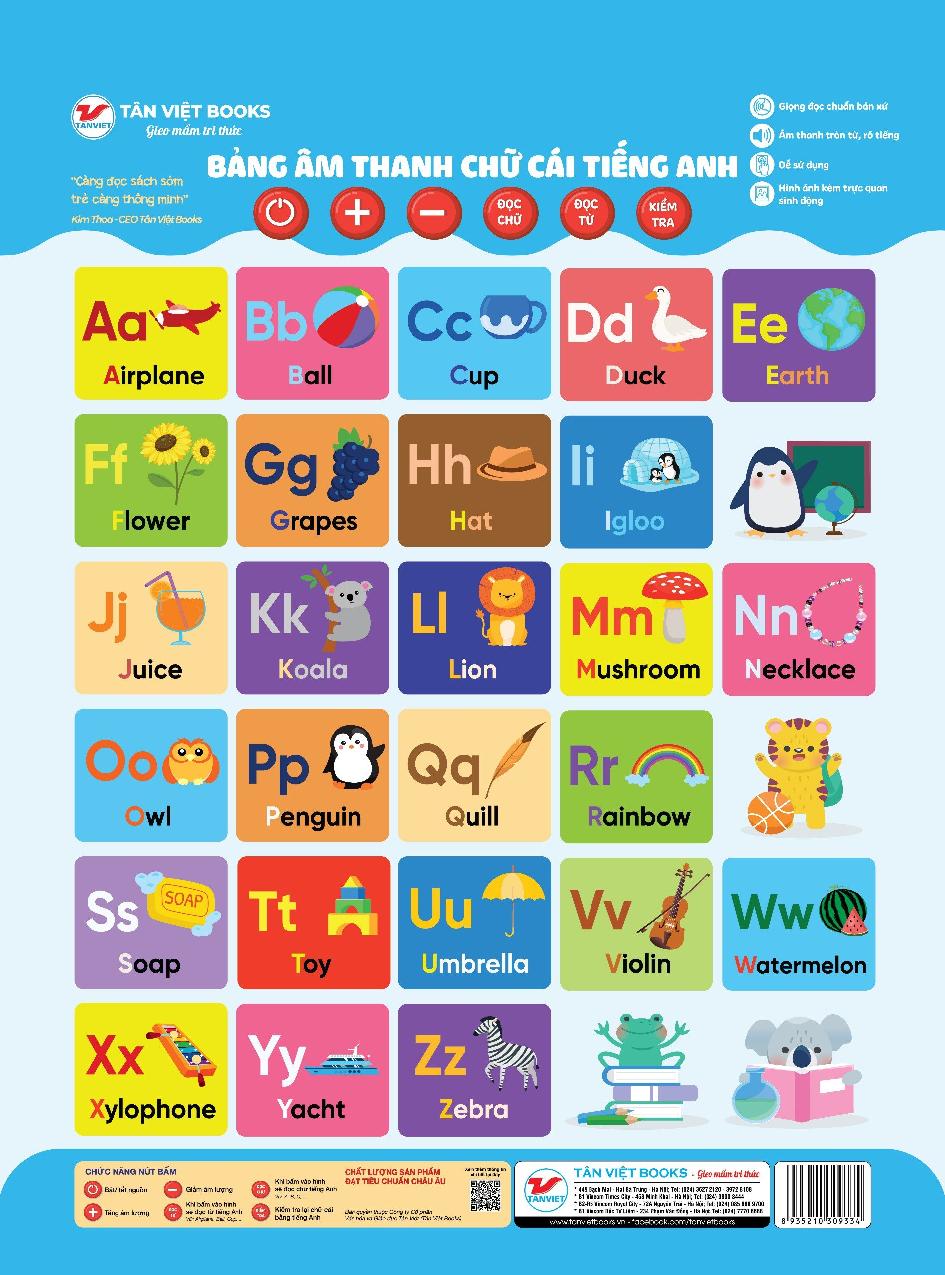 bảng âm thanh chữ cái tiếng anh - Ảnh 2