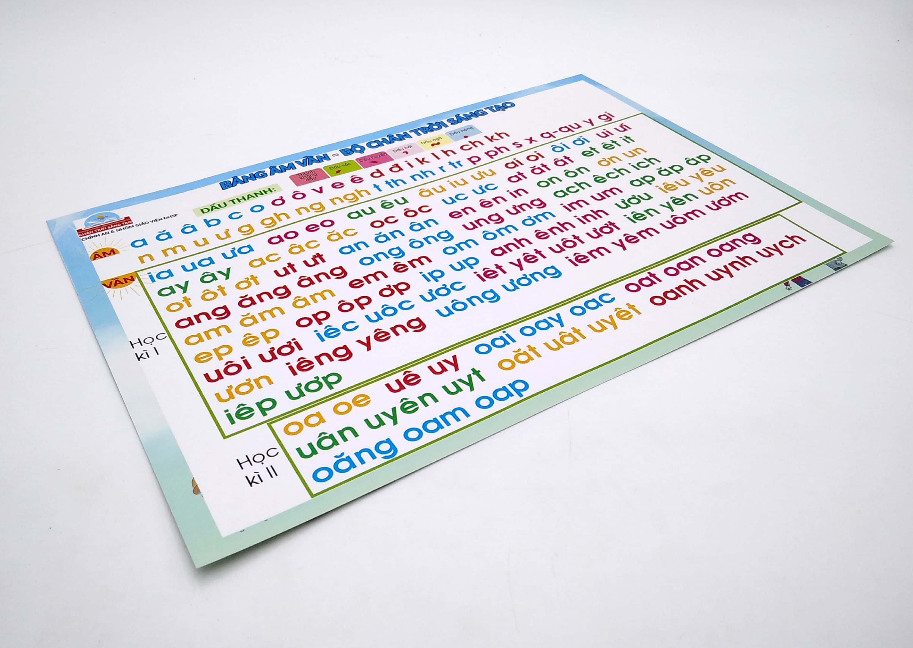 bảng âm vần - bộ chân trời sáng tạo - Ảnh 4