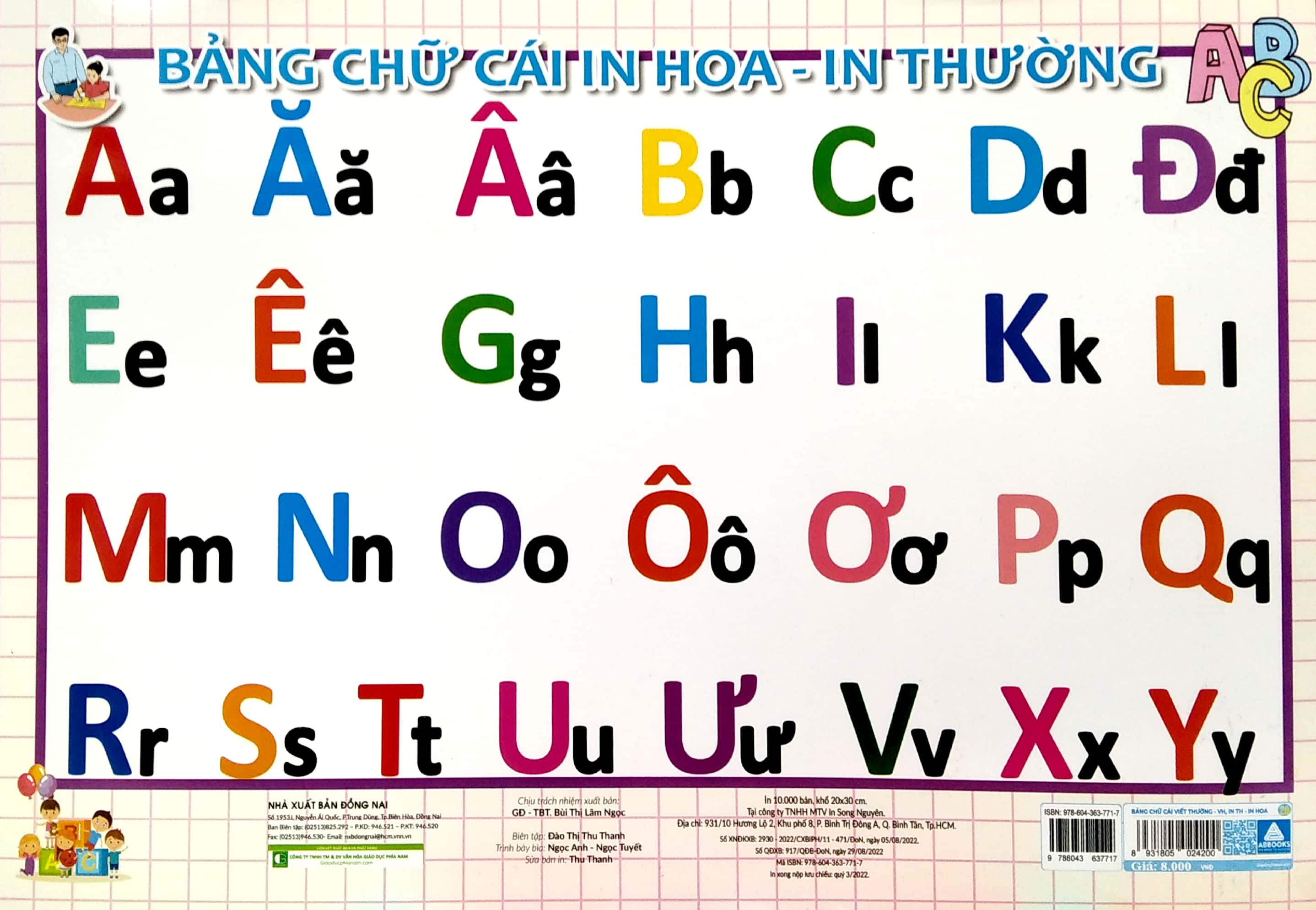 bảng chữ cái viết hoa - viết thường - Ảnh 3