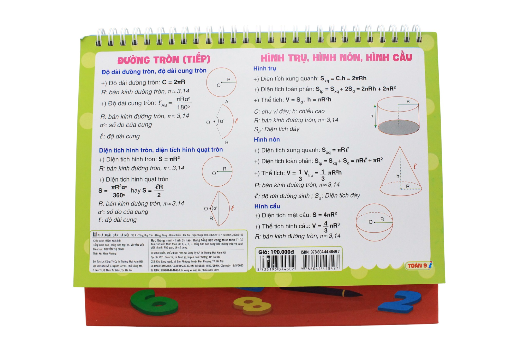 Bảng Tổng Hợp Công Thức Toán THCS - Ảnh 8