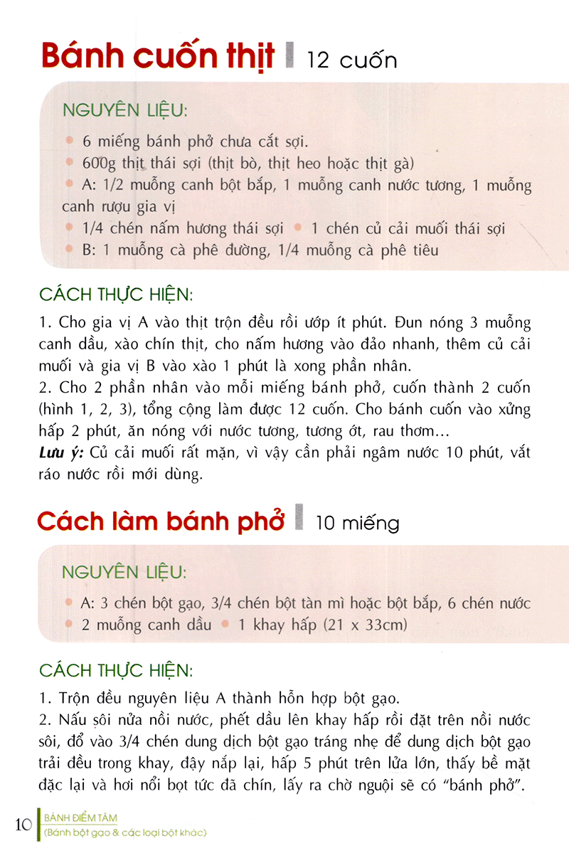 bánh điểm tâm (bánh bột gạo & các loại bột khác) - Ảnh 11
