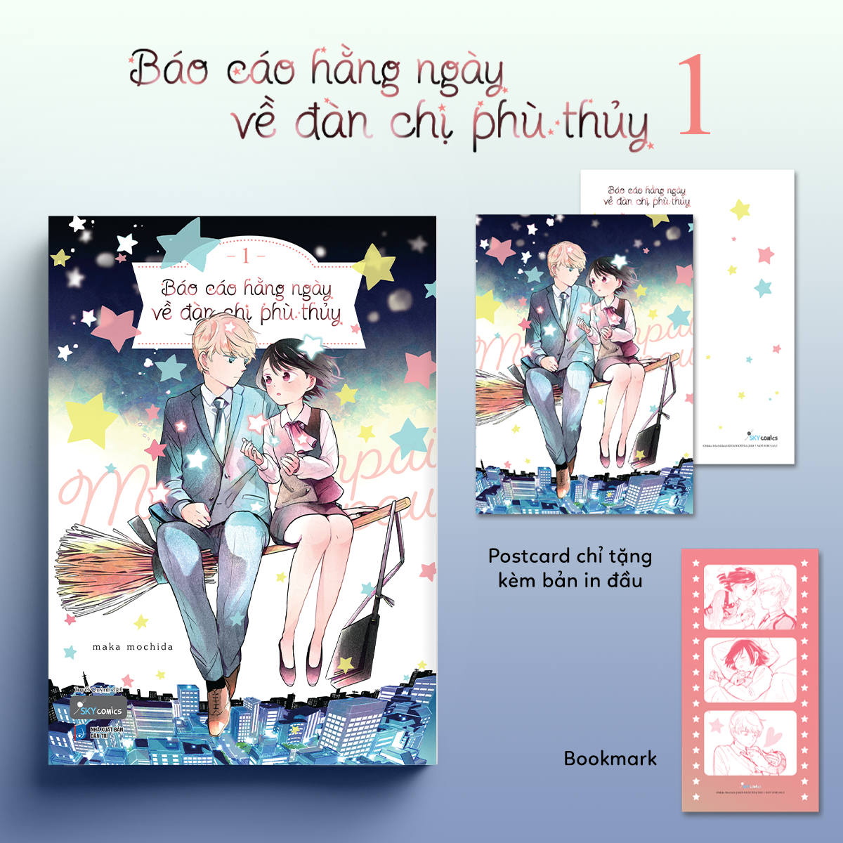 Bộ Báo Cáo Hằng Ngày Về Đàn Chị Phù Thủy - Tập 1 - Tặng Kèm Bookmark Bồi Cứng + Postcard 2 Mặt - Ảnh 2
