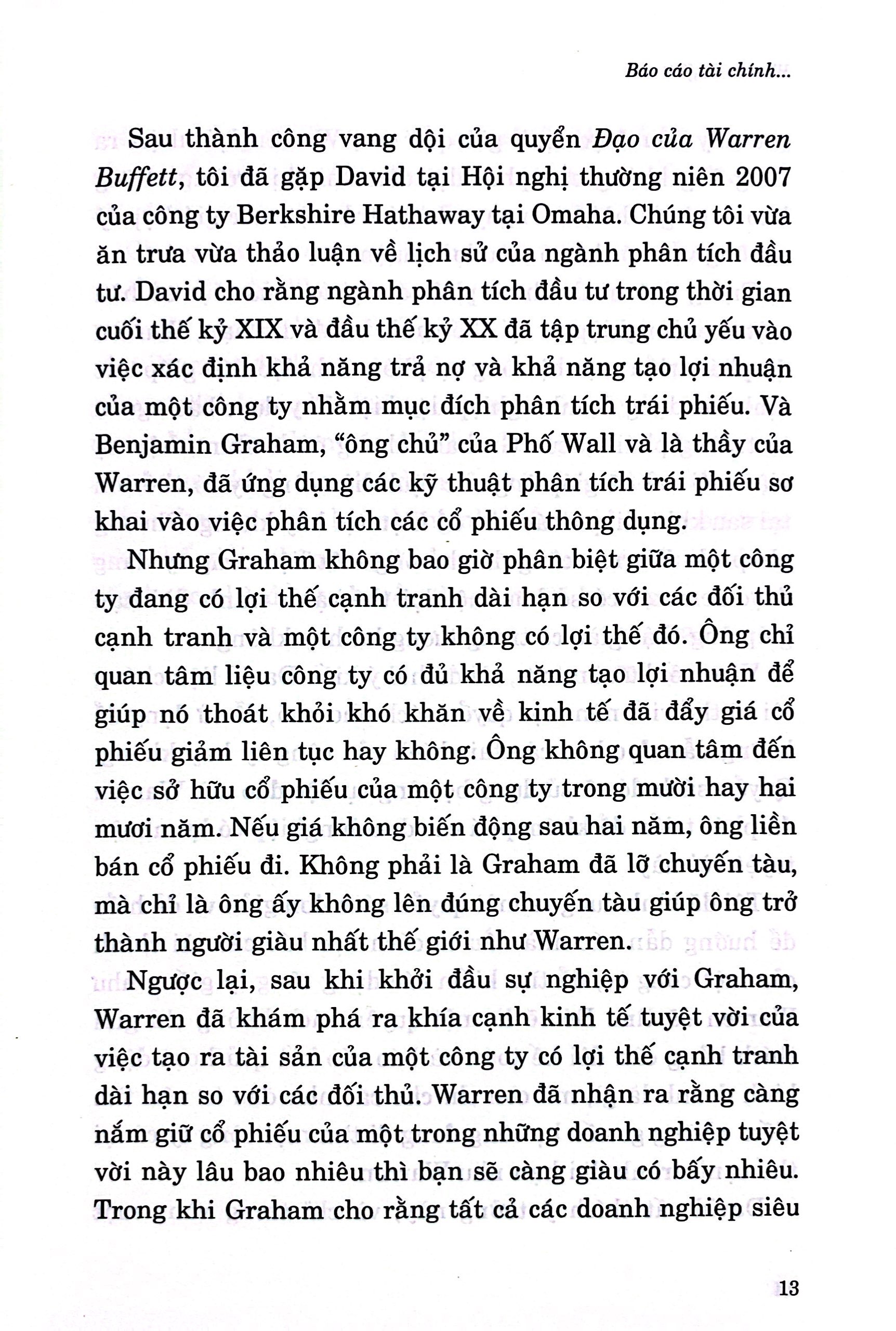 báo cáo tài chính dưới góc nhìn của warren buffett (tái bản 2023) - Ảnh 4