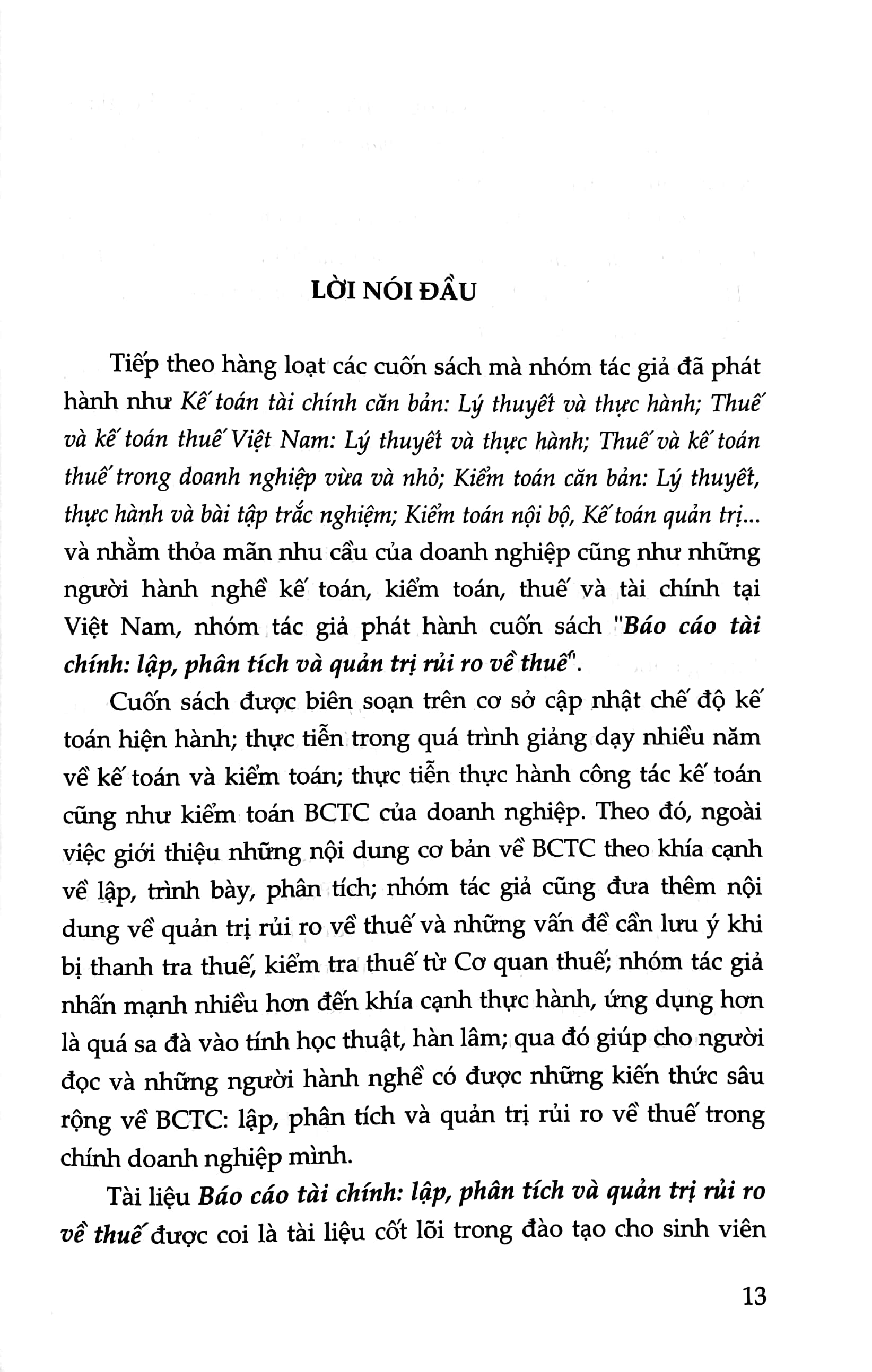 báo cáo tài chính - lập, phân tích và quản trị rủi ro về thuế - Ảnh 4