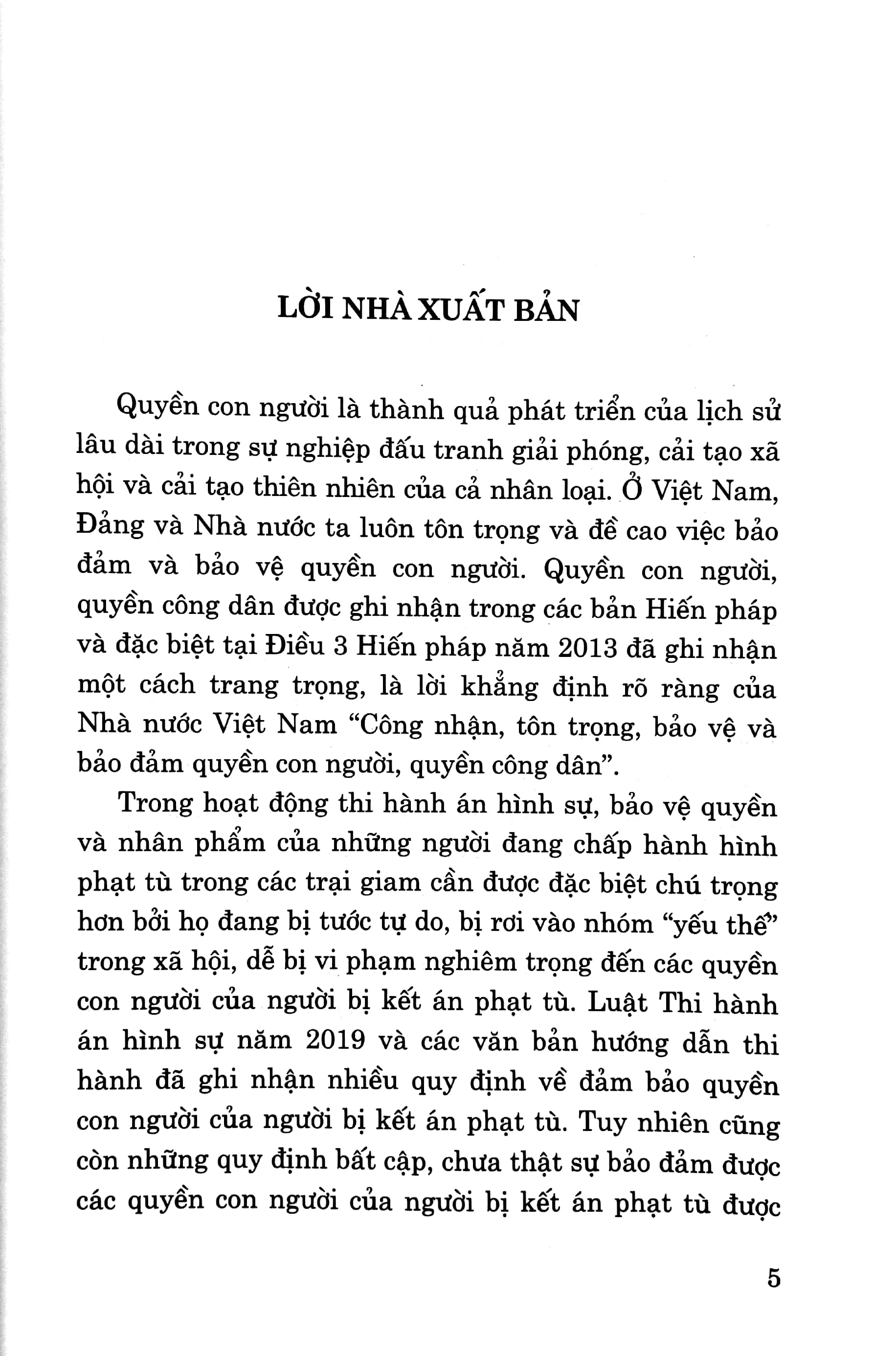 bảo đảm quyền con người trong thi hành án phạt tù tại việt nam (sách chuyên khảo) - Ảnh 4