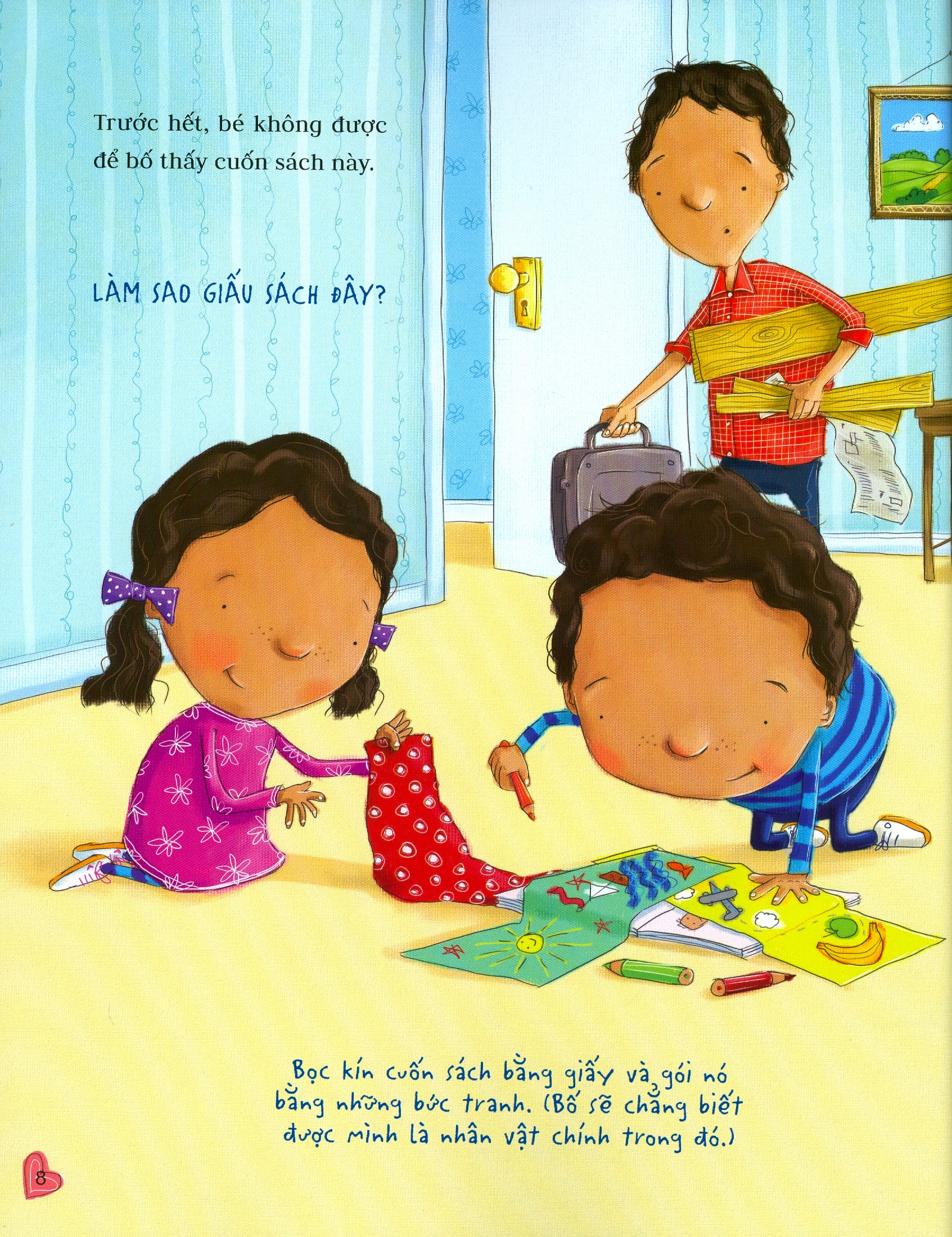 bảo mẫu nhí làm bố bất ngờ - Ảnh 3