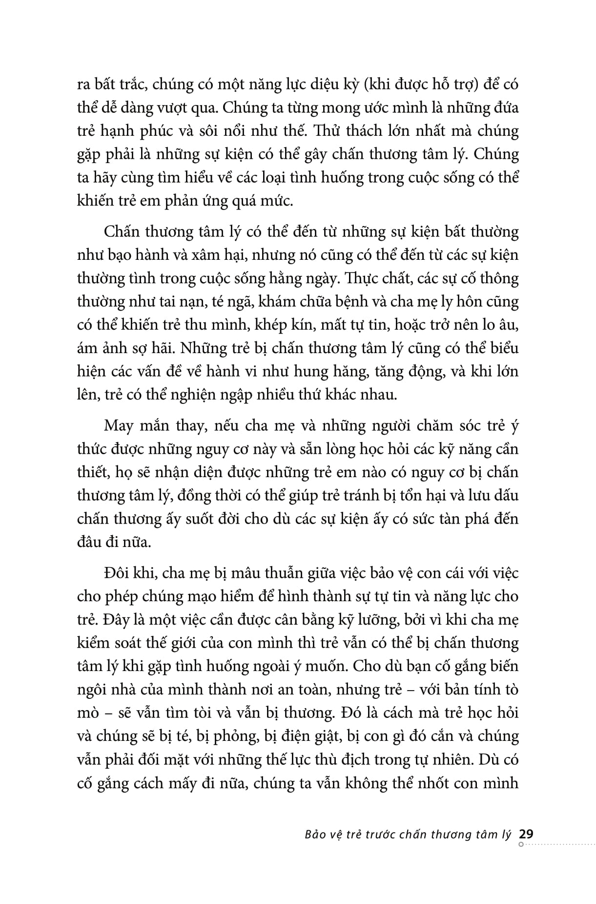 bảo vệ trẻ trước chấn thương tâm lý - Ảnh 11