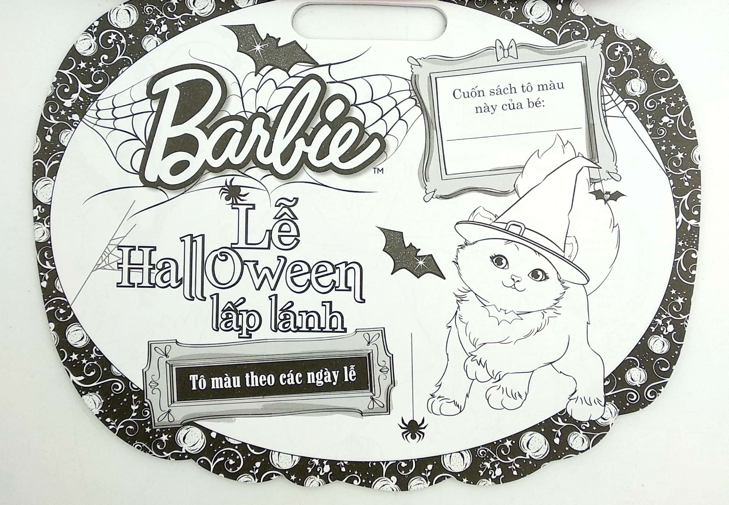 barbie lễ halloween lấp lánh - tô màu theo các ngày lễ - Ảnh 3