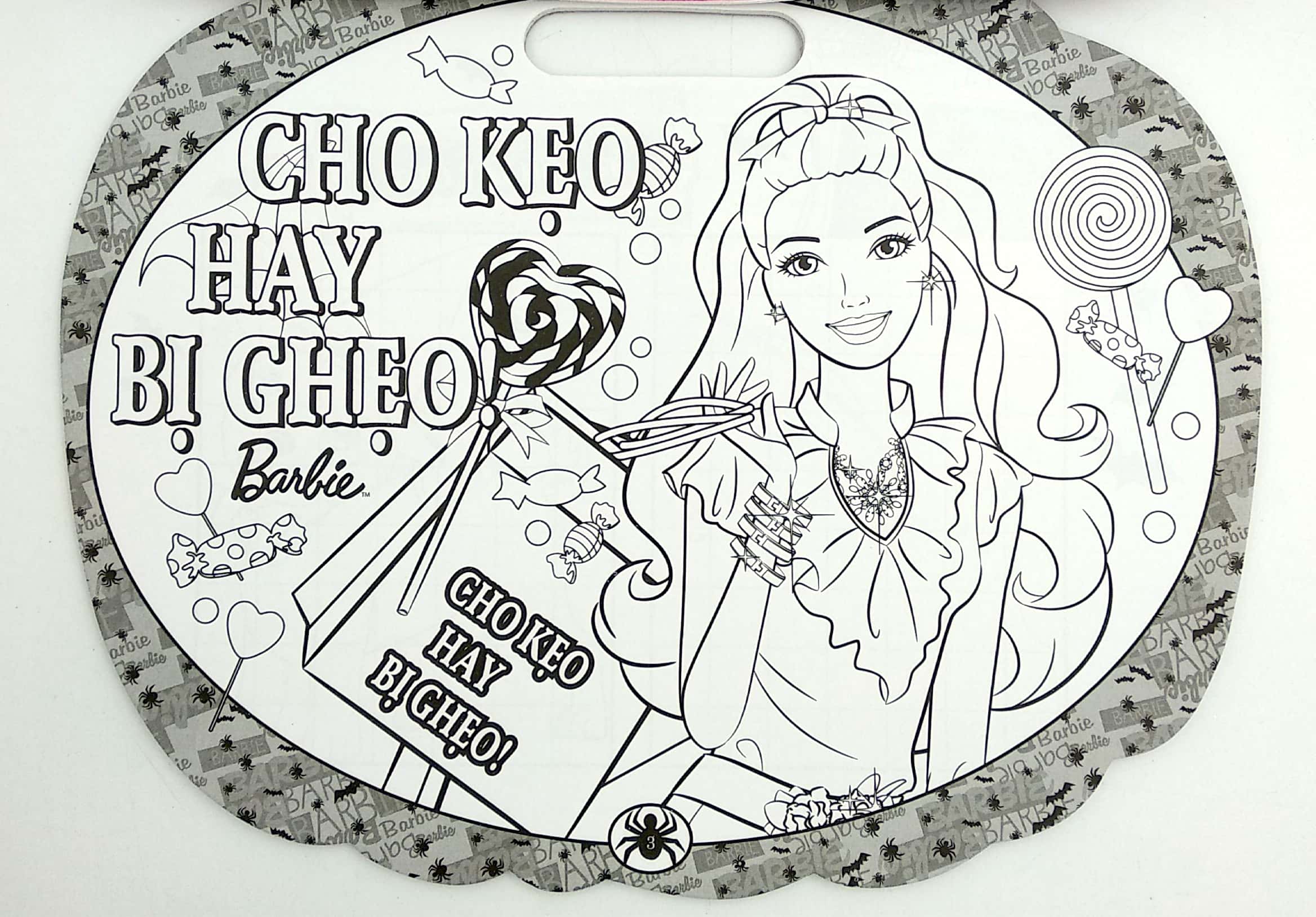 barbie lễ halloween lấp lánh - tô màu theo các ngày lễ - Ảnh 5