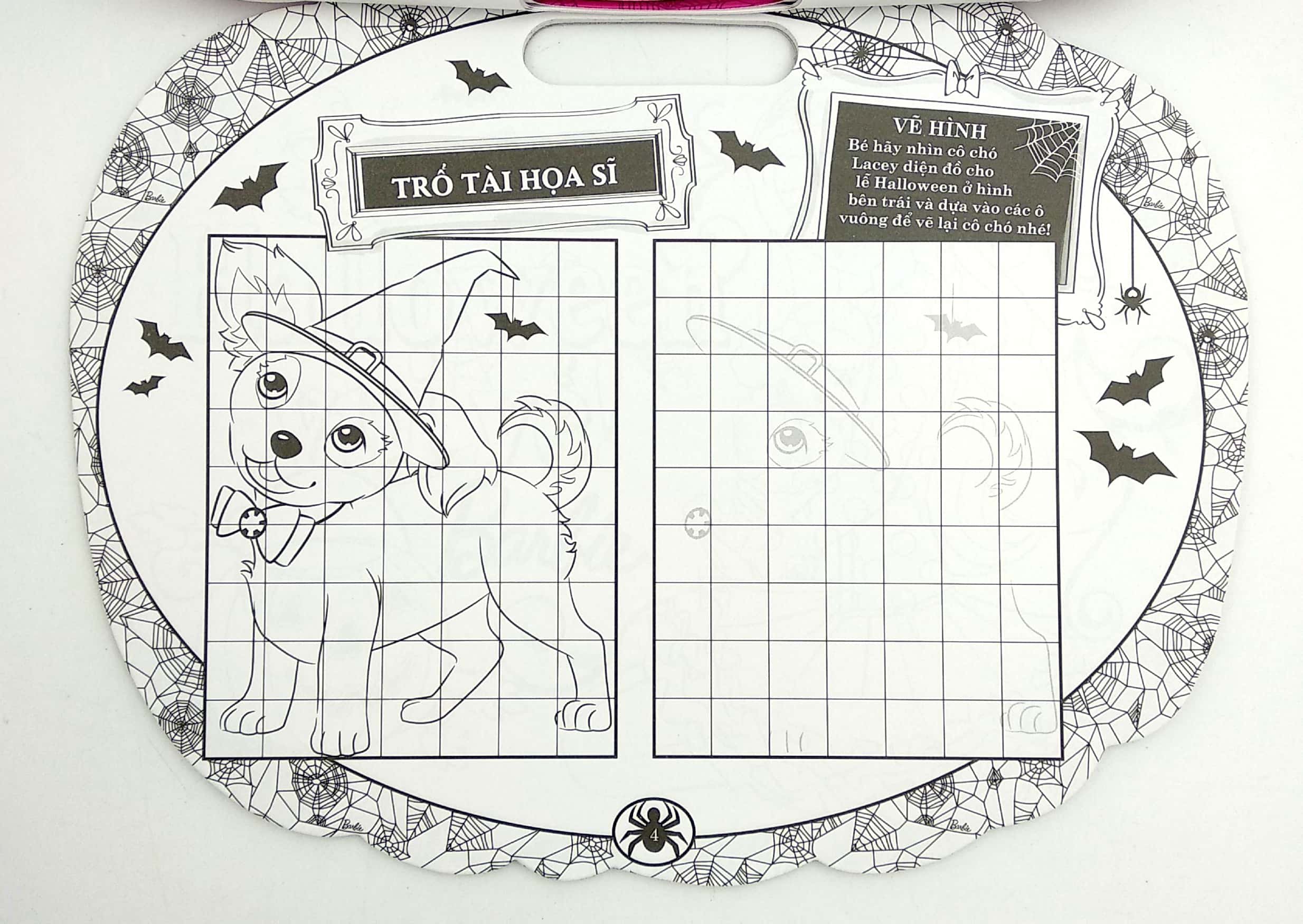 barbie lễ halloween lấp lánh - tô màu theo các ngày lễ - Ảnh 6