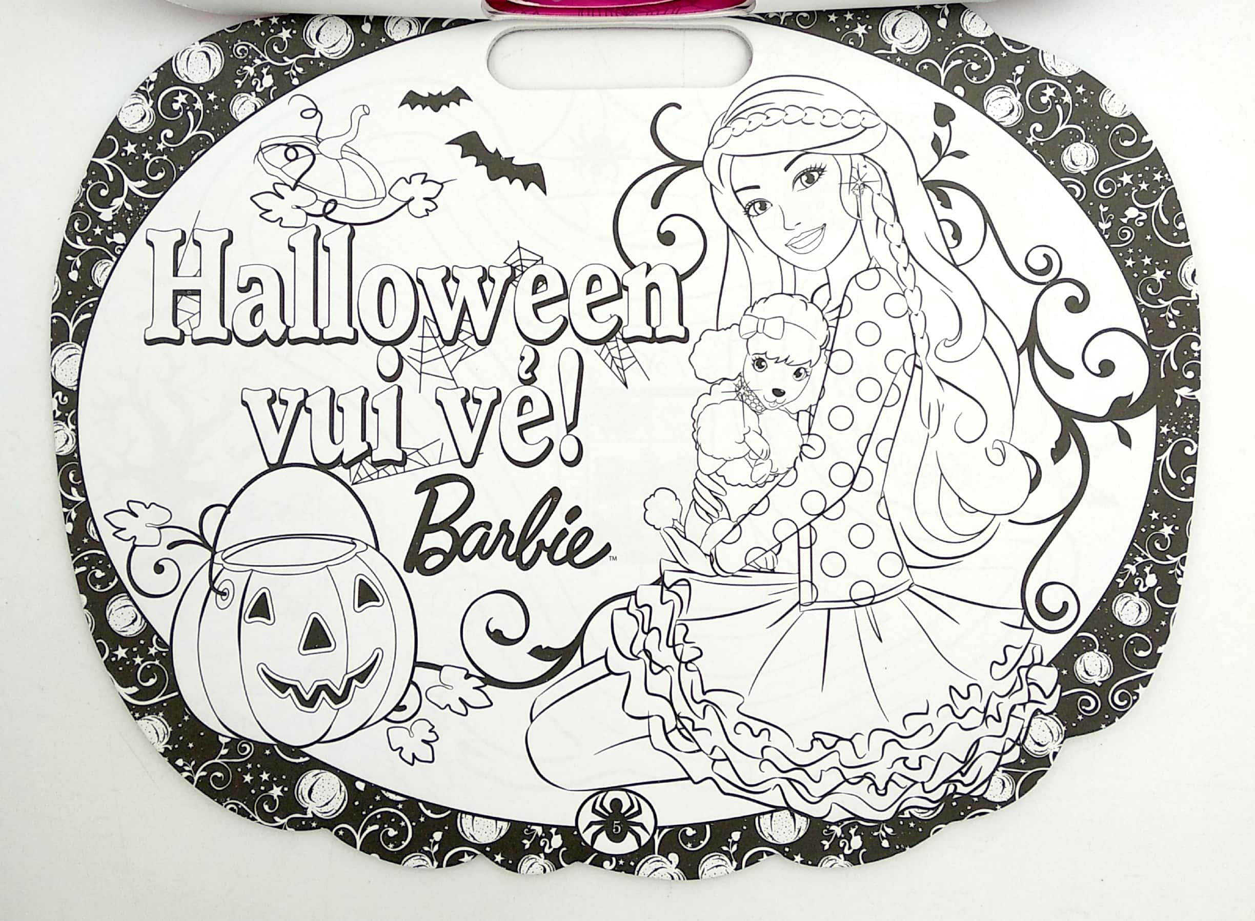 barbie lễ halloween lấp lánh - tô màu theo các ngày lễ - Ảnh 7