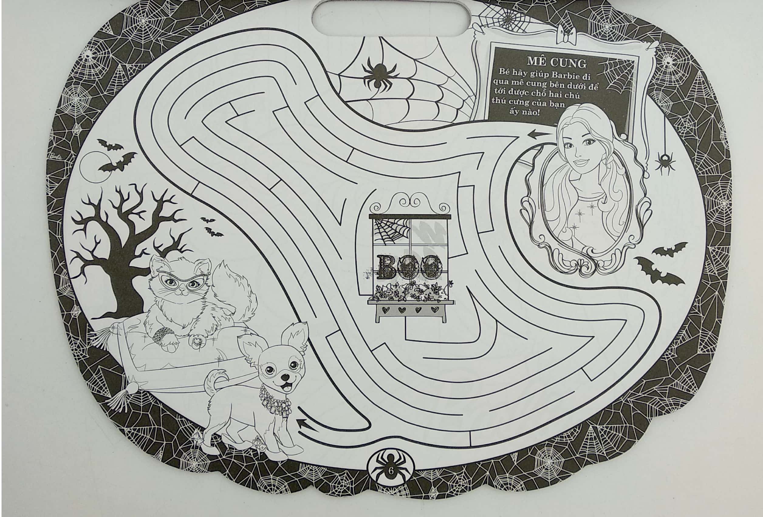 barbie lễ halloween lấp lánh - tô màu theo các ngày lễ - Ảnh 8