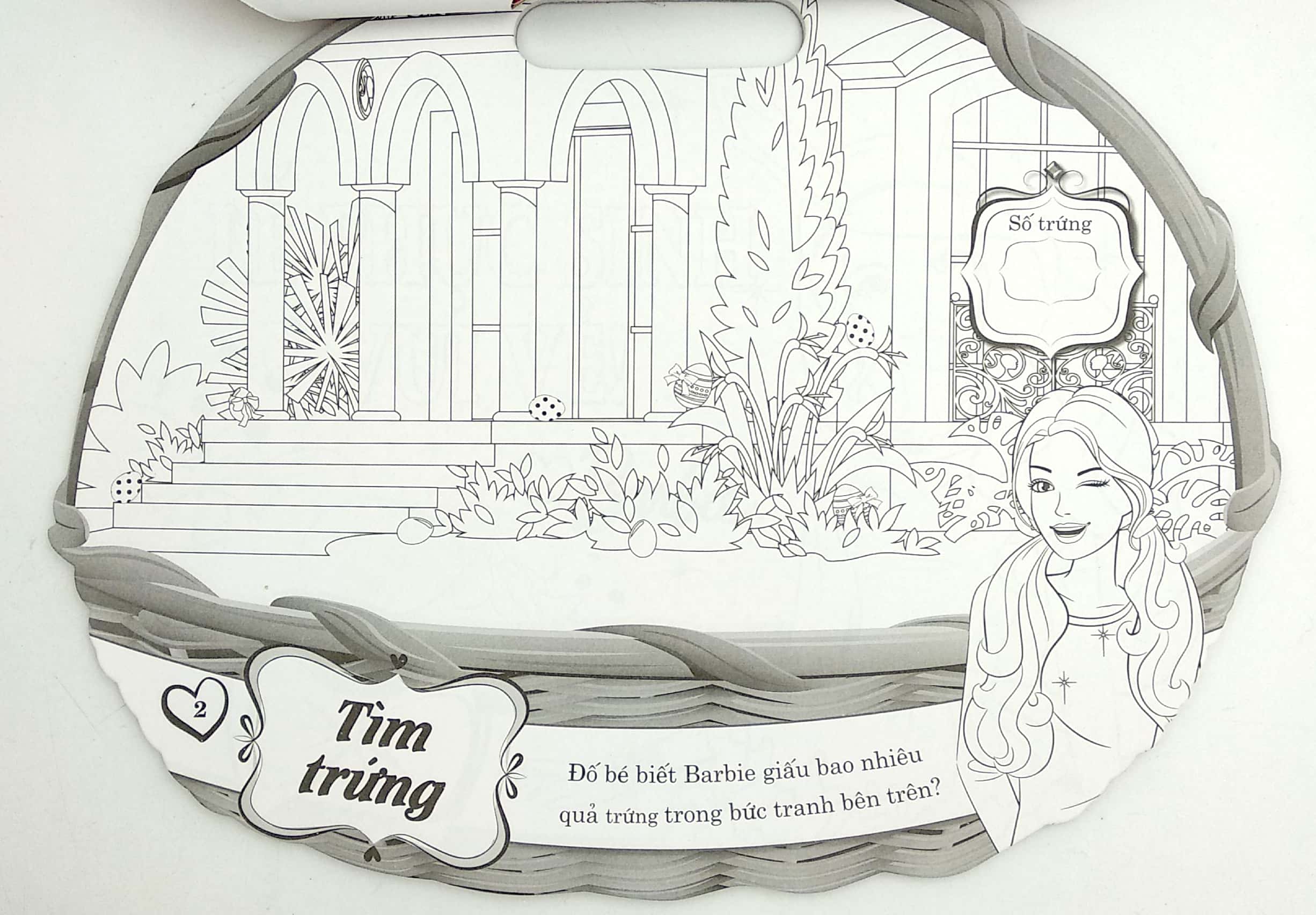 barbie lễ phục sinh tuyệt vời - tô màu theo các ngày lễ - Ảnh 4