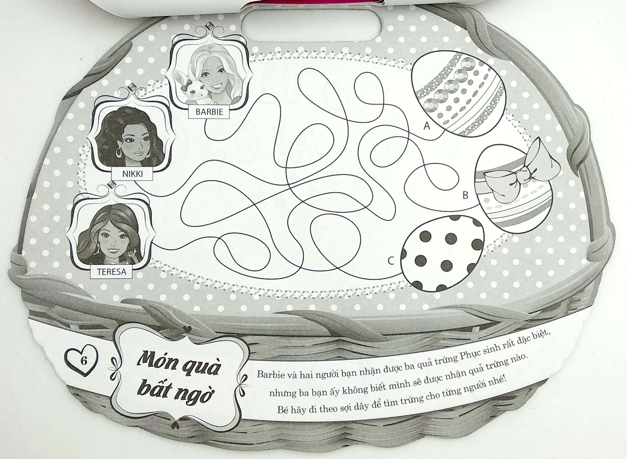 barbie lễ phục sinh tuyệt vời - tô màu theo các ngày lễ - Ảnh 8