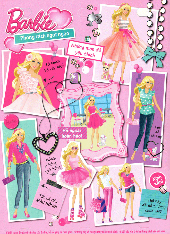 barbie thiết kế thời trang - phong cách ngọt ngào - Ảnh 4