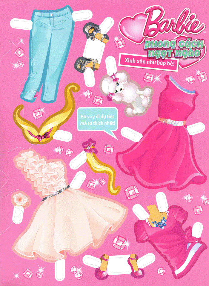 barbie thiết kế thời trang - phong cách ngọt ngào - Ảnh 6