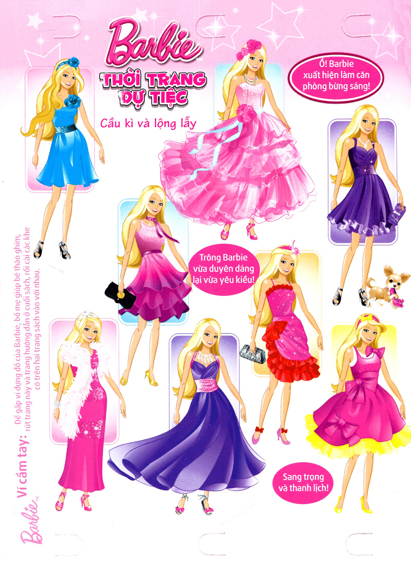 barbie thiết kế thời trang - thời trang dự tiệc - Ảnh 3