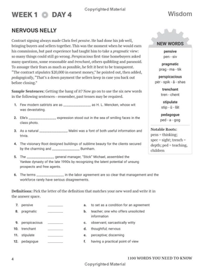 barron's 1100 words you need to know: build your vocabulary in just 15 minutes a day! - Ảnh 9