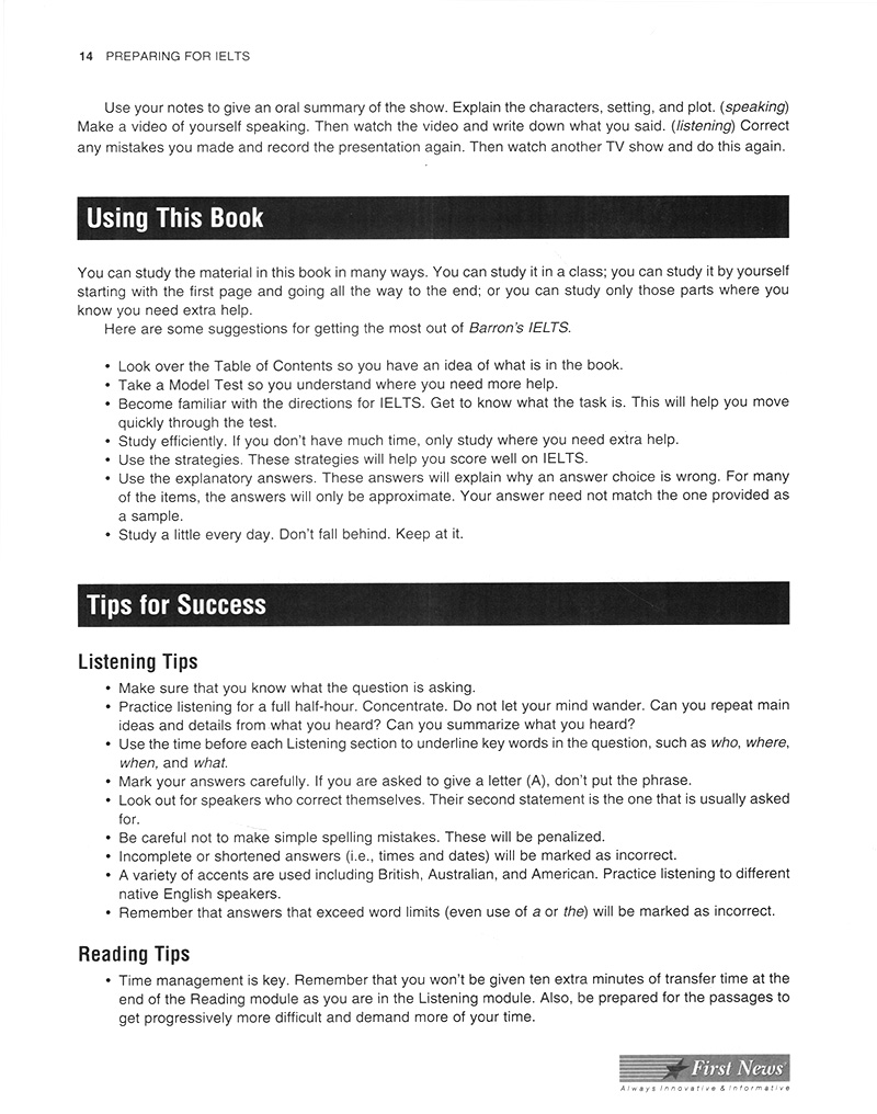 barron's ielts international english (2nd edition)+2cd (tái bản 2018) - Ảnh 16
